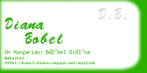 diana bobel business card